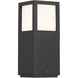 Beacon 9 watt Black Outdoor Bollard